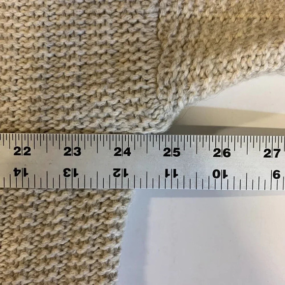 Madewell Women's Ribbed Merino Wool Alpaca Turtleneck Tunic‎ Sweater Size XL - Picture 11 of 12